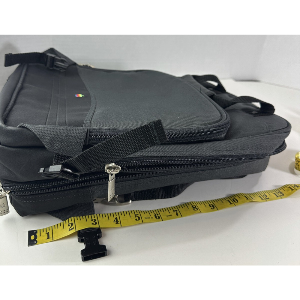 *Flawed Vintage Apple Computer x Mead Backpack Bag Rainbow Logo Collector Rare - Picture 3 of 16